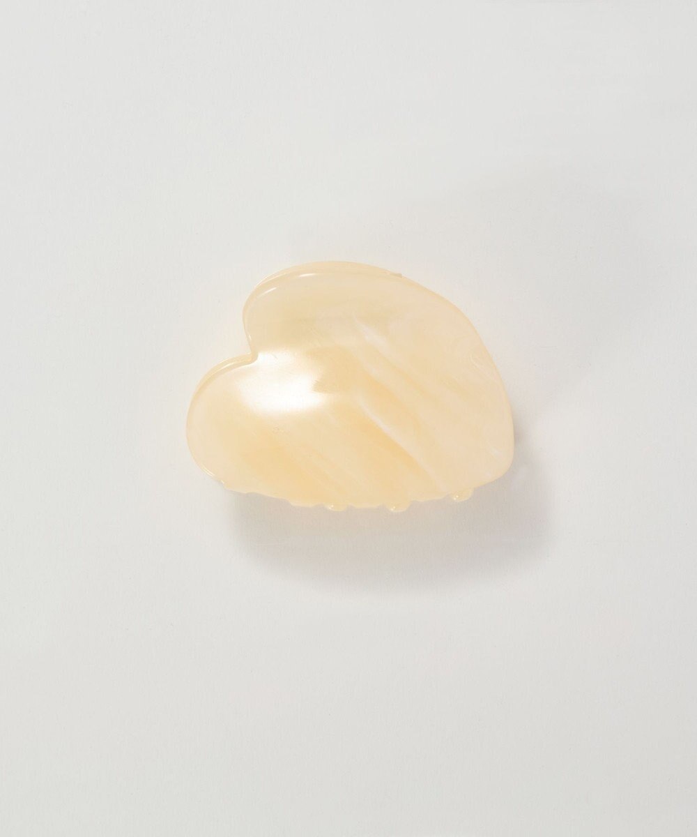 Phoebe マーブルハートバンスクリップ　ホワイト 