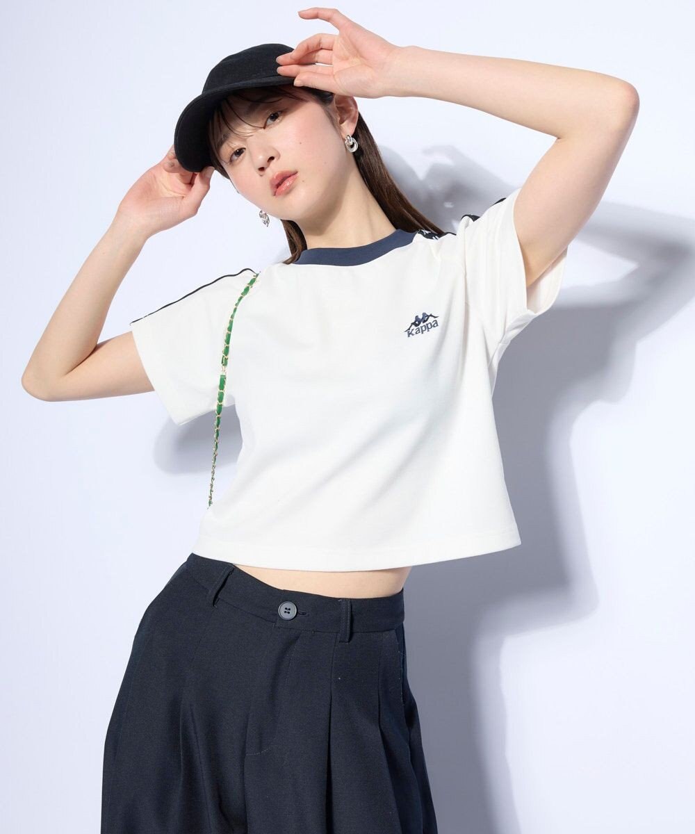 OP／FILA 【Kappa】バンダテープ ラグラン Tシャツ 