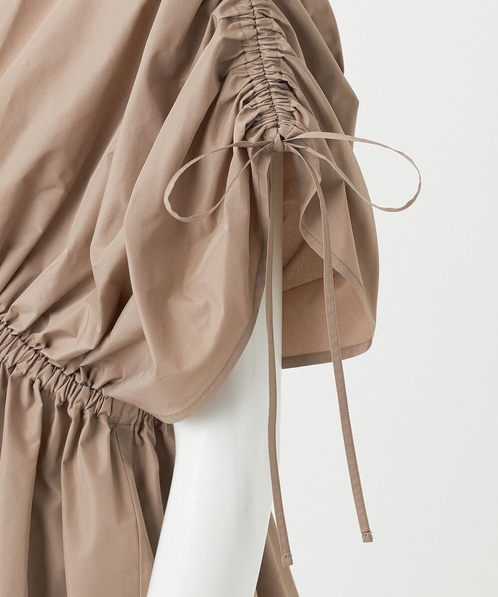 23区 S 【R(アール)】シルクタフタ ギャザーブラウス 