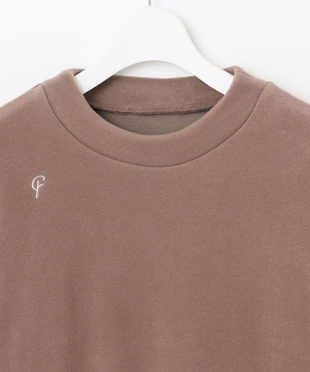 23区GOLF 取り外し可能なスヌード付き【23Fondation/WOMEN】【吸湿発熱】フーディー風 ワンピース 