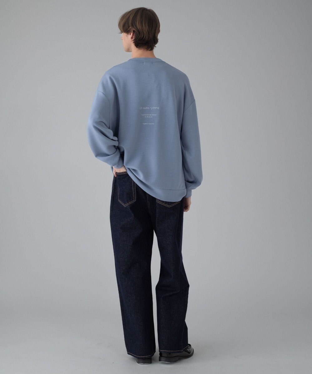 WEGO 【ユニセックス着用ITEM/SMLサイズ展開/ウエスト調整可】バギーデニムパンツ 