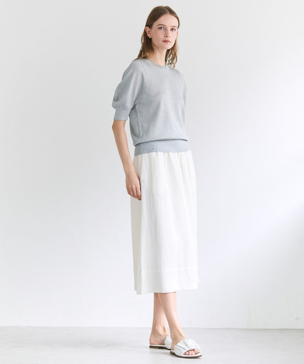 BEIGE， SMITHONITE / リュクスグリッター コクーンプルオーバー 