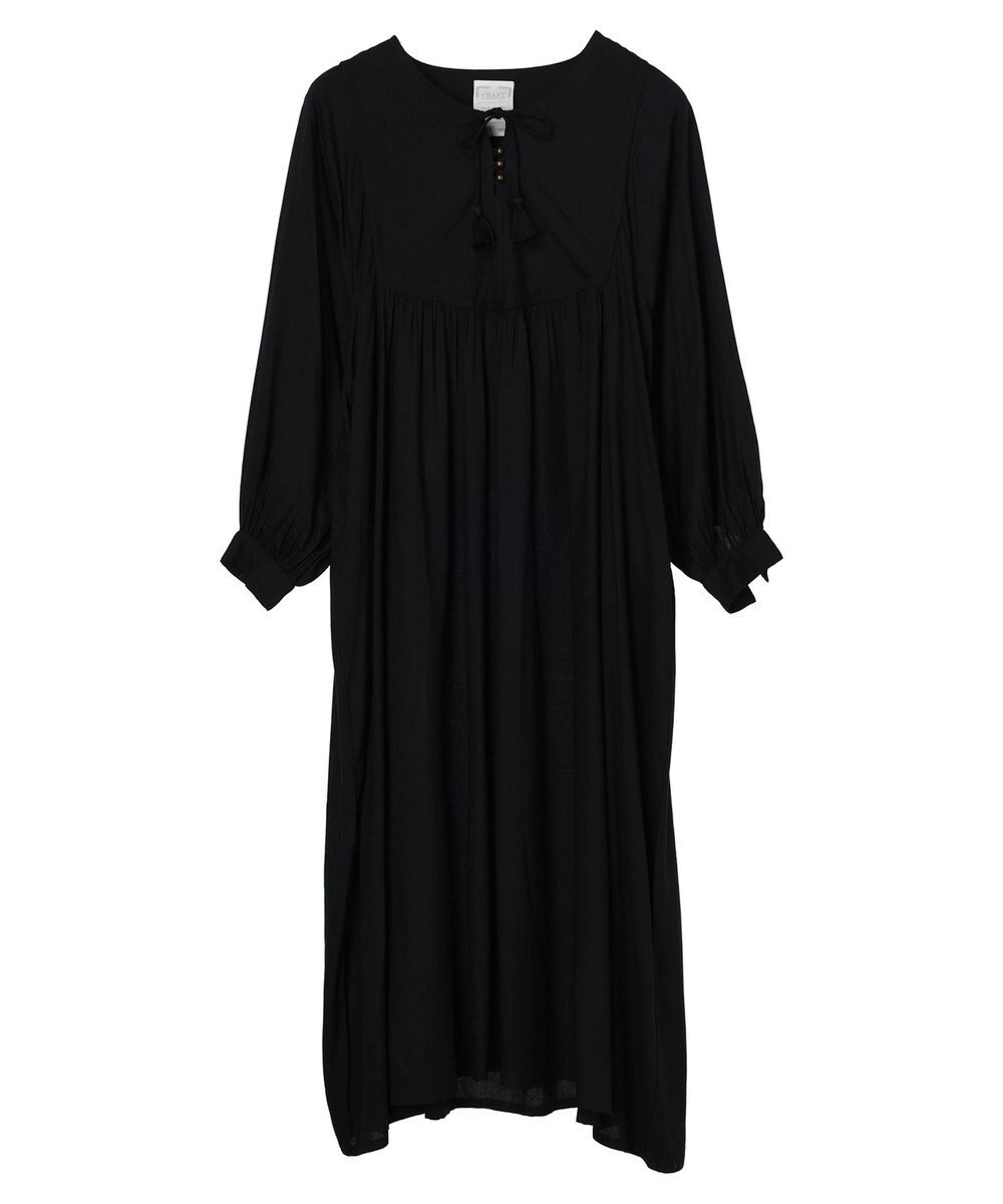 CRAFT STANDARD BOUTIQUE レーヨンキルト切り替えワンピース 