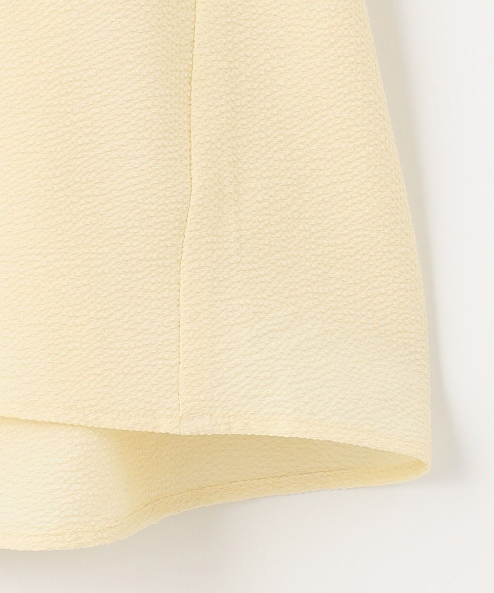 ANY サッカーギャザーバックペプラムブラウス 