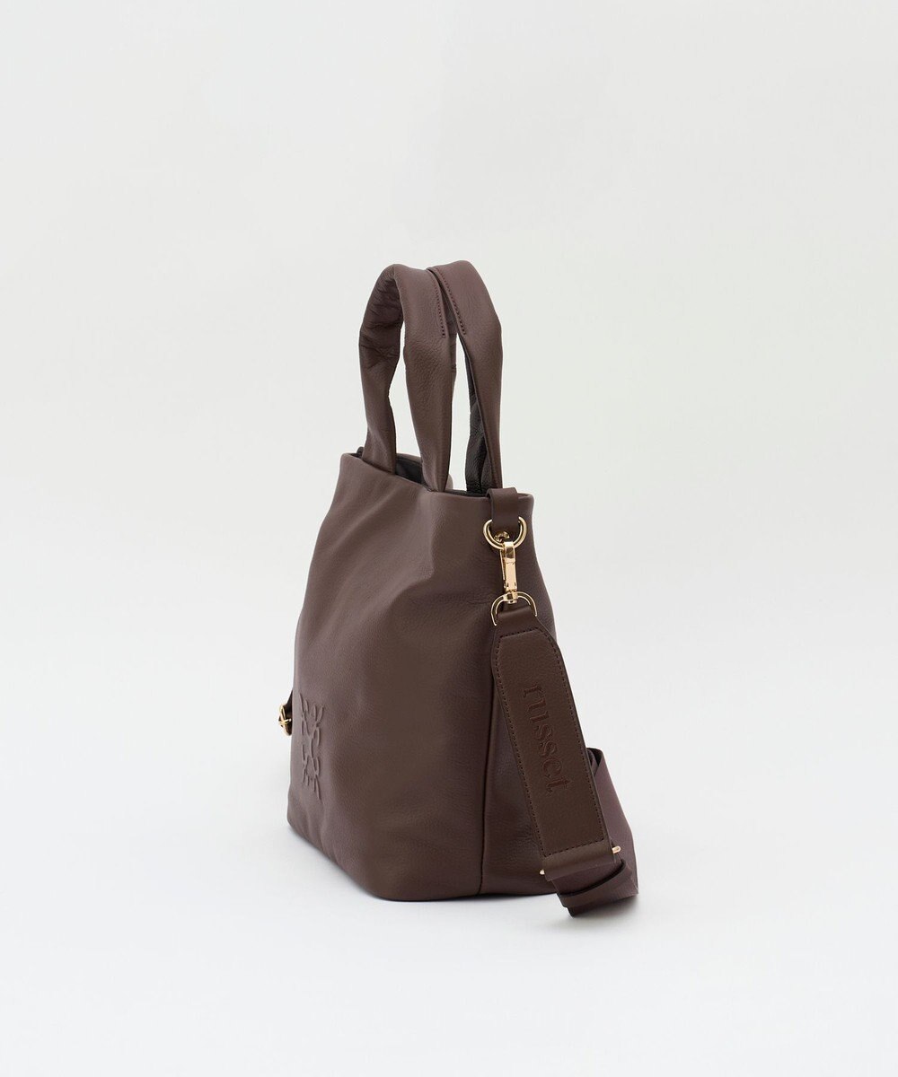 russet 《Souffle TOTE》レザー2WAYトートバッグ（SF-288） 