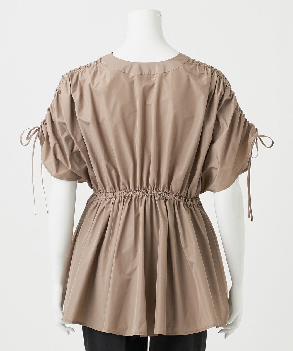 23区 S 【R(アール)】シルクタフタ ギャザーブラウス 