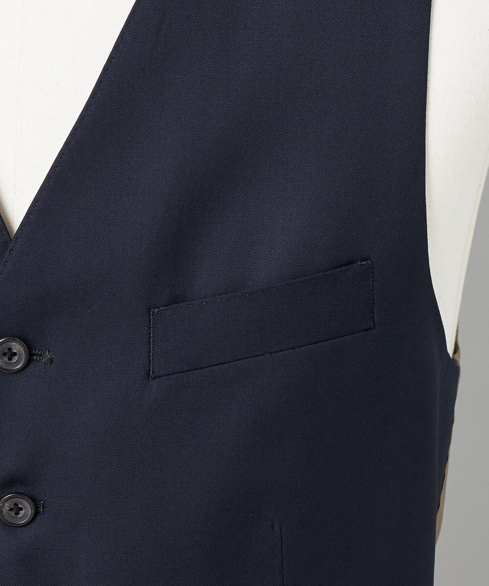 GOTAIRIKU シワになりにくい【御幸毛織/みゆきけおり】Superior160s 3ピーススーツ（ネイビー） 