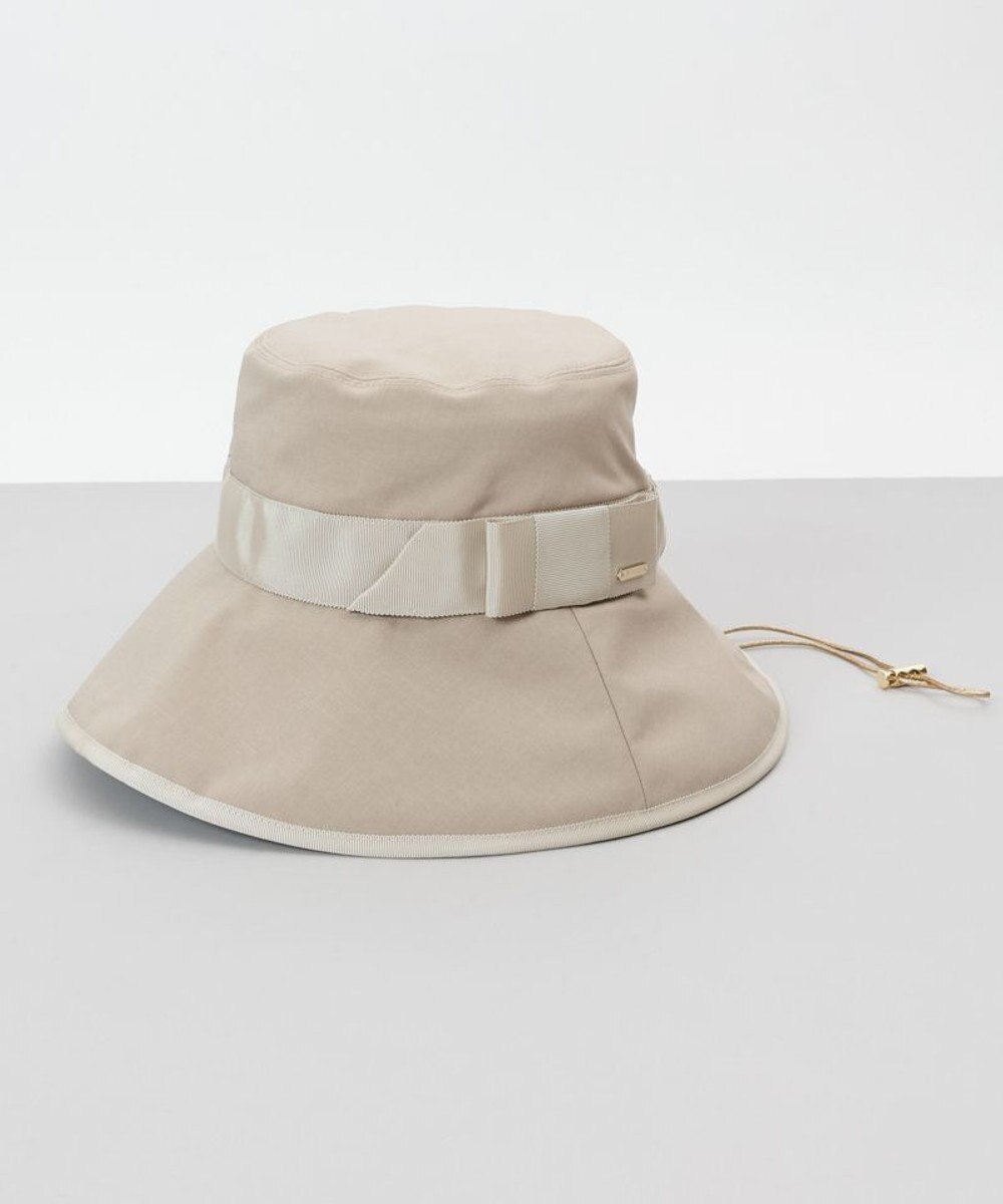 AURORA 【 Beaurance （ビューランス）】サマーシールド リボン中つばクロッシェハット 