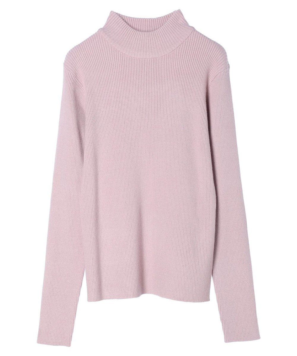 earth music&ecology やわらかタッチハイネックリブプルオーバー 