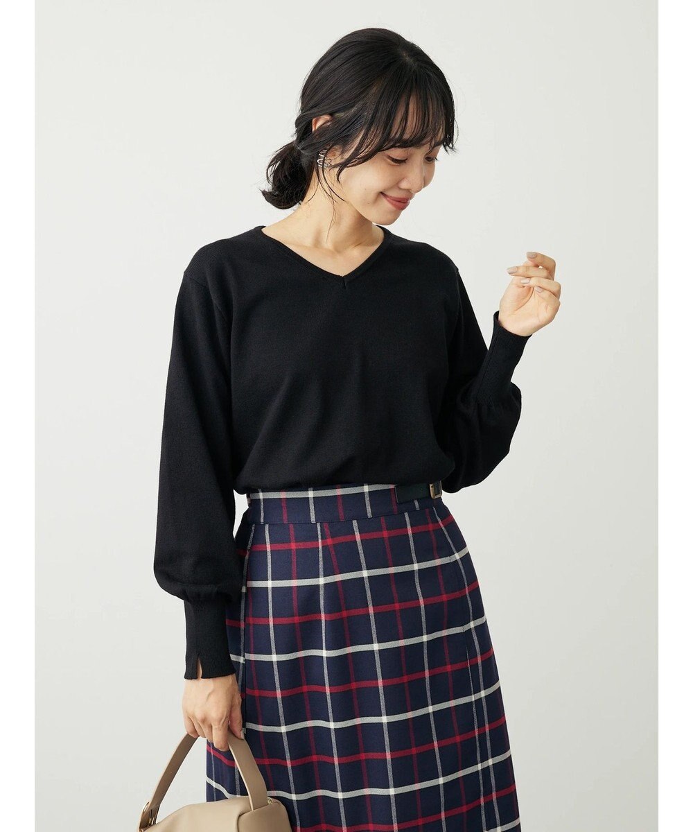 Green Parks アルガンオイル配合　Ｖネックプルオーバー 