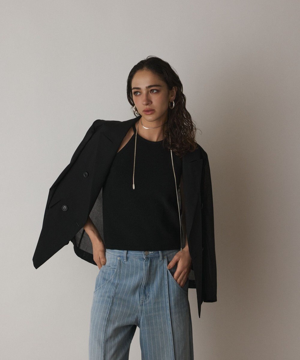 GRACE CONTINENTAL シアーテーラードジャケット 