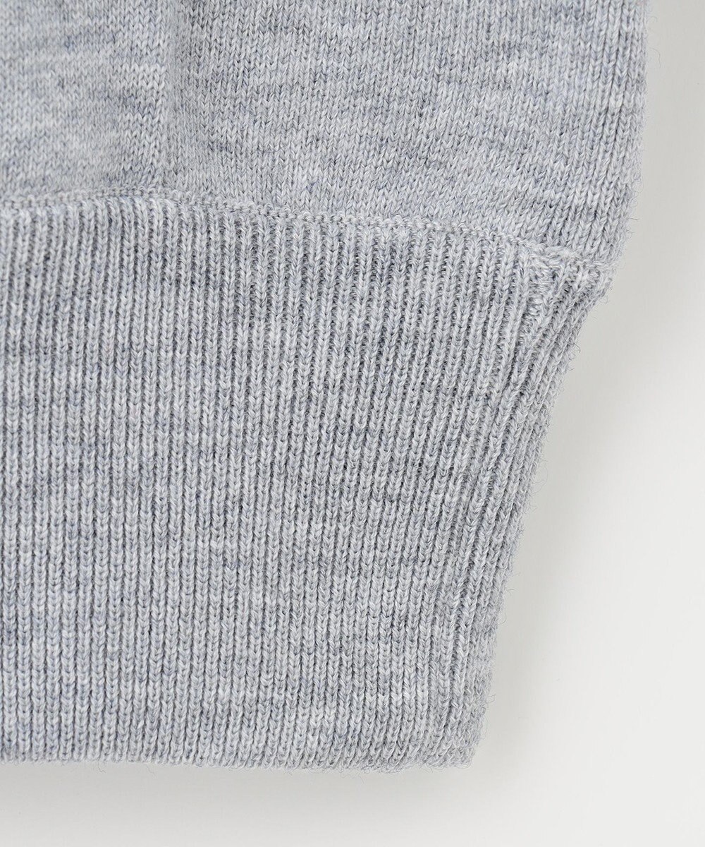 PW CIRCULUS 【MEN】【洗える】ロゴ ラグランスリーブ クルーネック ニット 