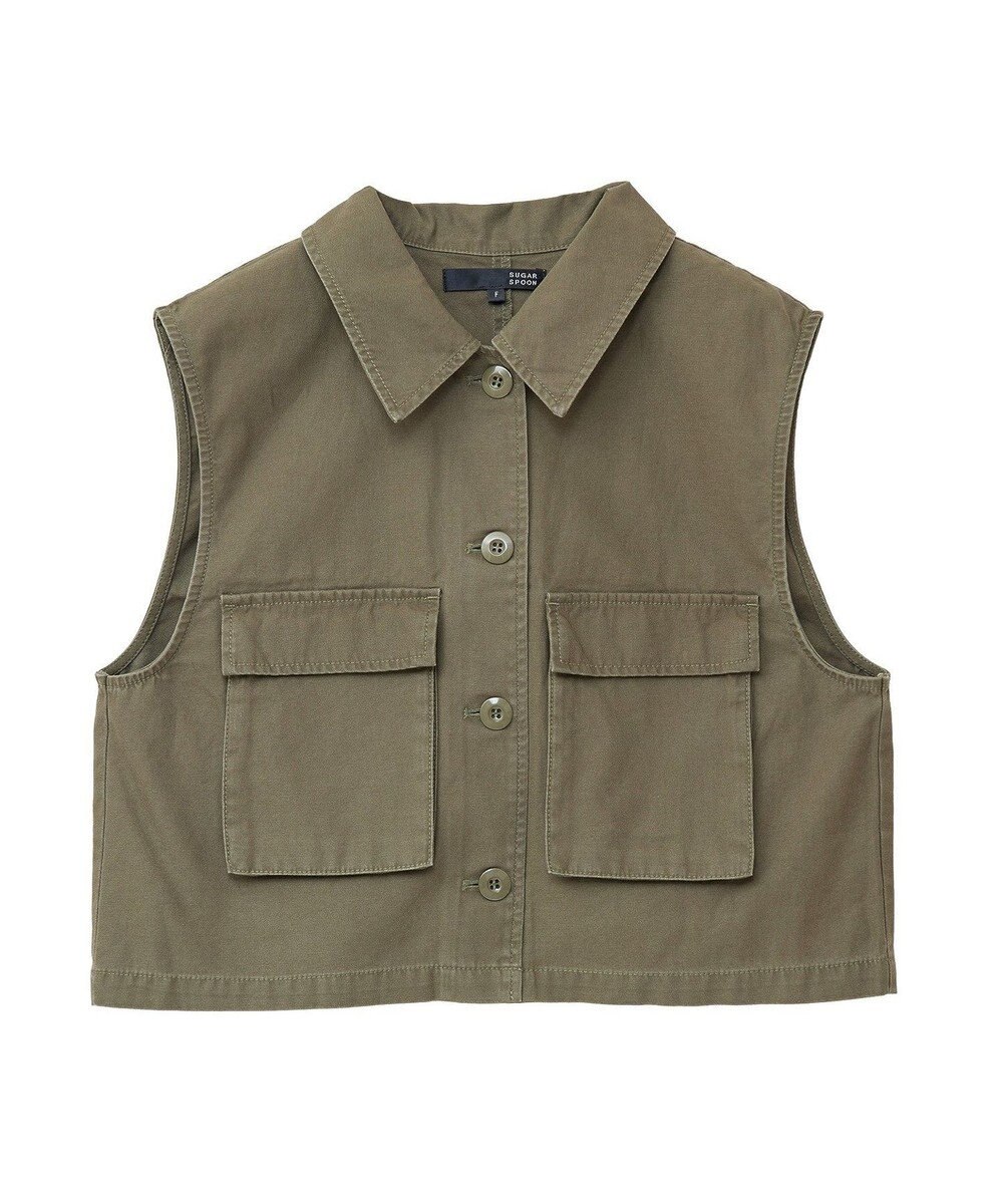 Green Parks ・ＳＵＧＡＲ　ＳＰＯＯＮ　ミリタリーショートベスト 