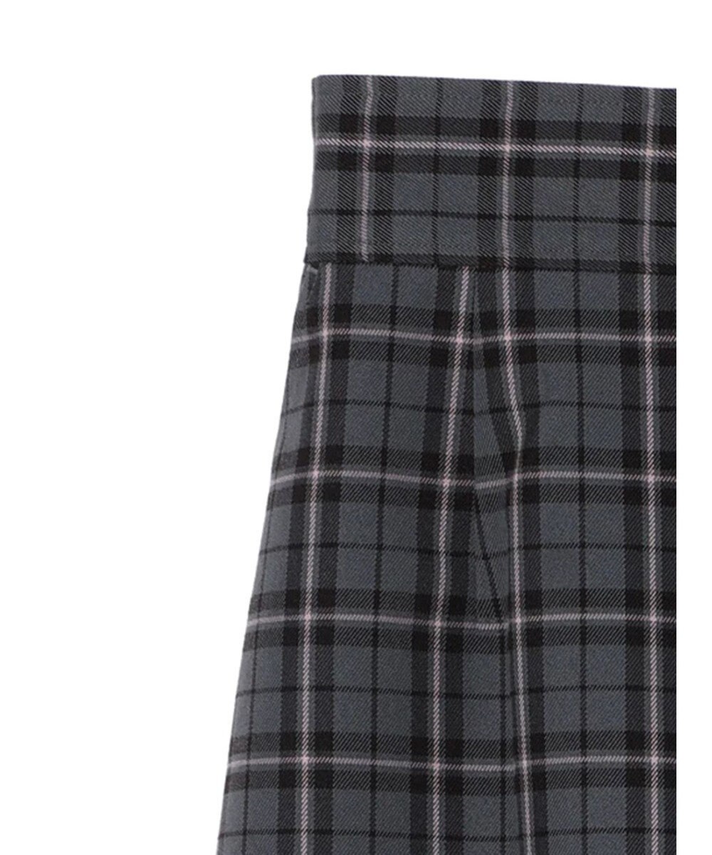 earth music&ecology チェックナロースカート 