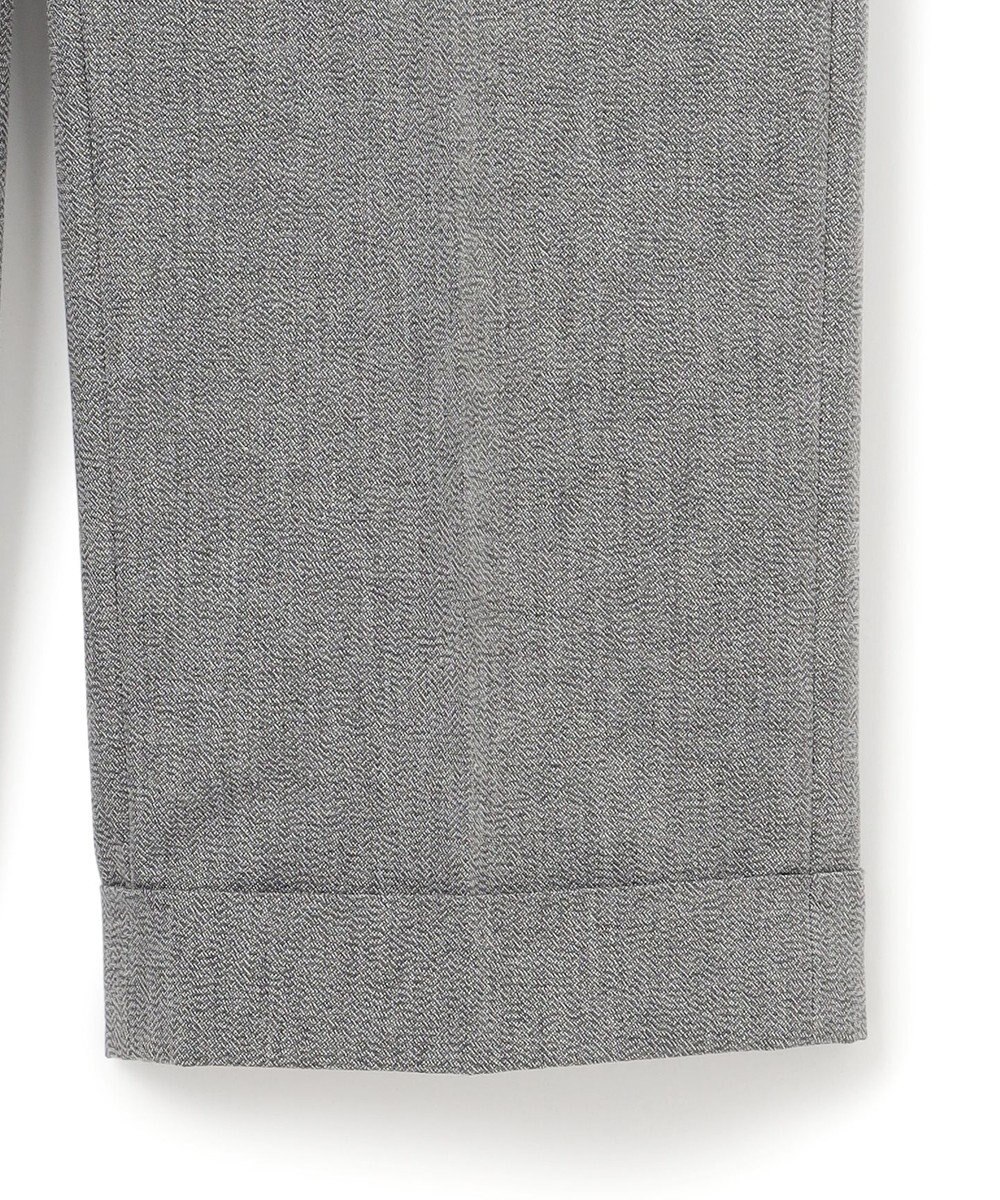 J.PRESS MEN 【J.PRESS ORIGINALS】Magic Cuba Wool Cotton Hopsack Spindle Piped stem１tuck / Made in Japan 