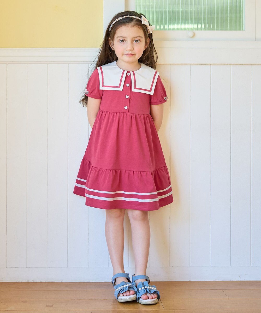 ANY KIDS セーラーカラー ワンピース 