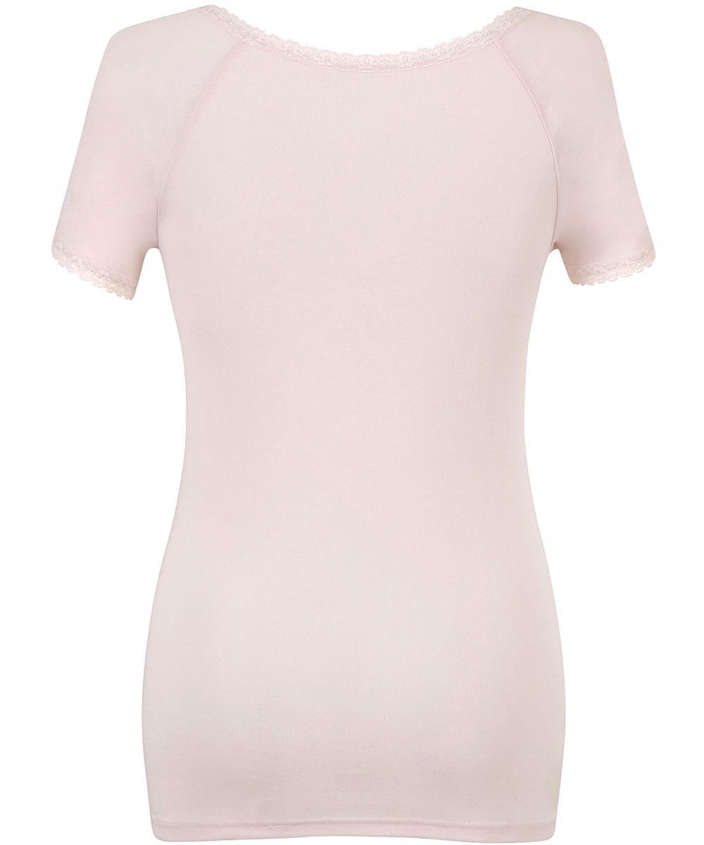 Wing インナー　【綿100％ シャリ感タイプ】　身生地部綿100％　ひんやりタッチ　３分袖　ウイング／ワコール　EL6361 