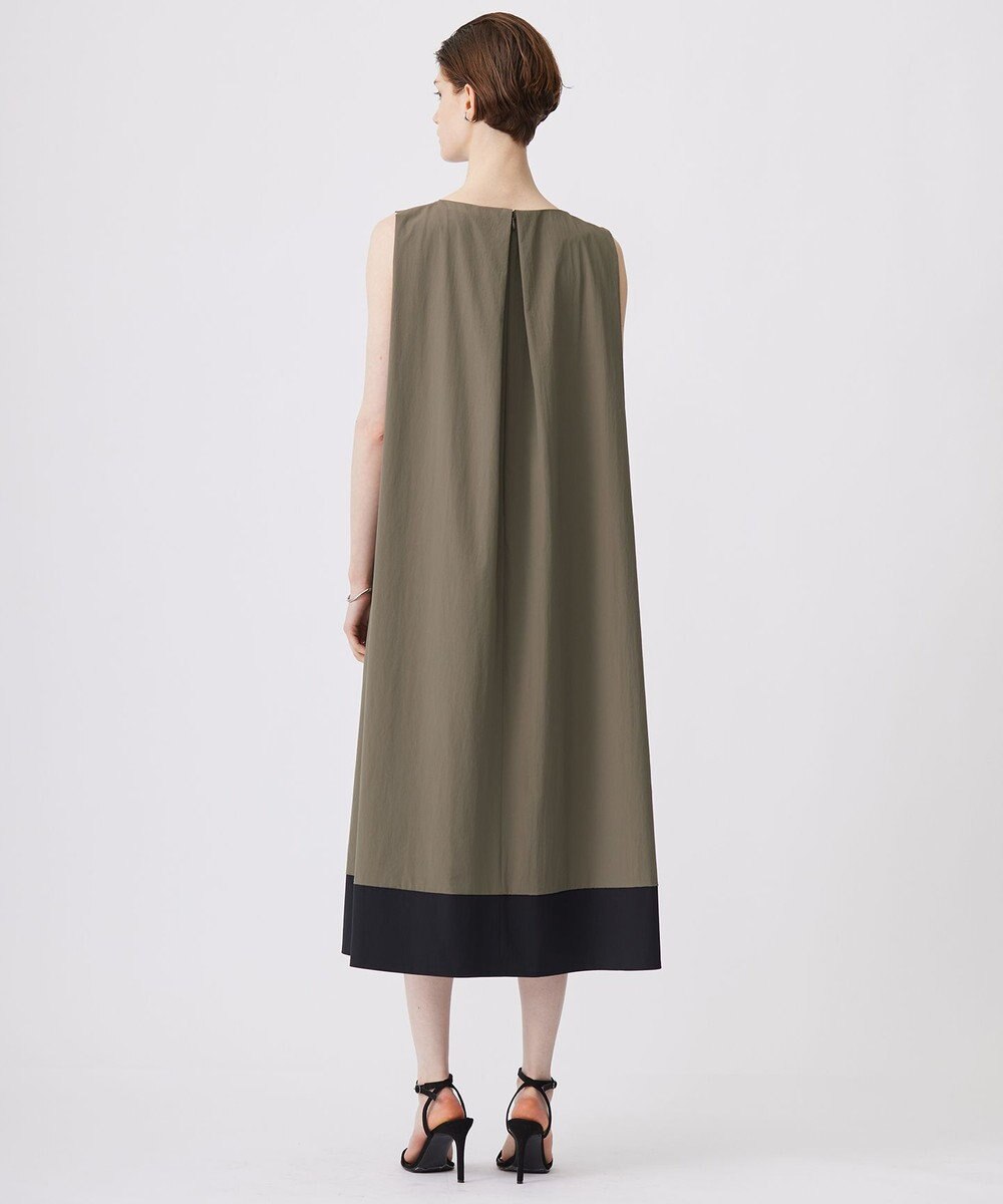 ICB L 【洗える】RENUソフトタイプライター ノースリーブワンピース 