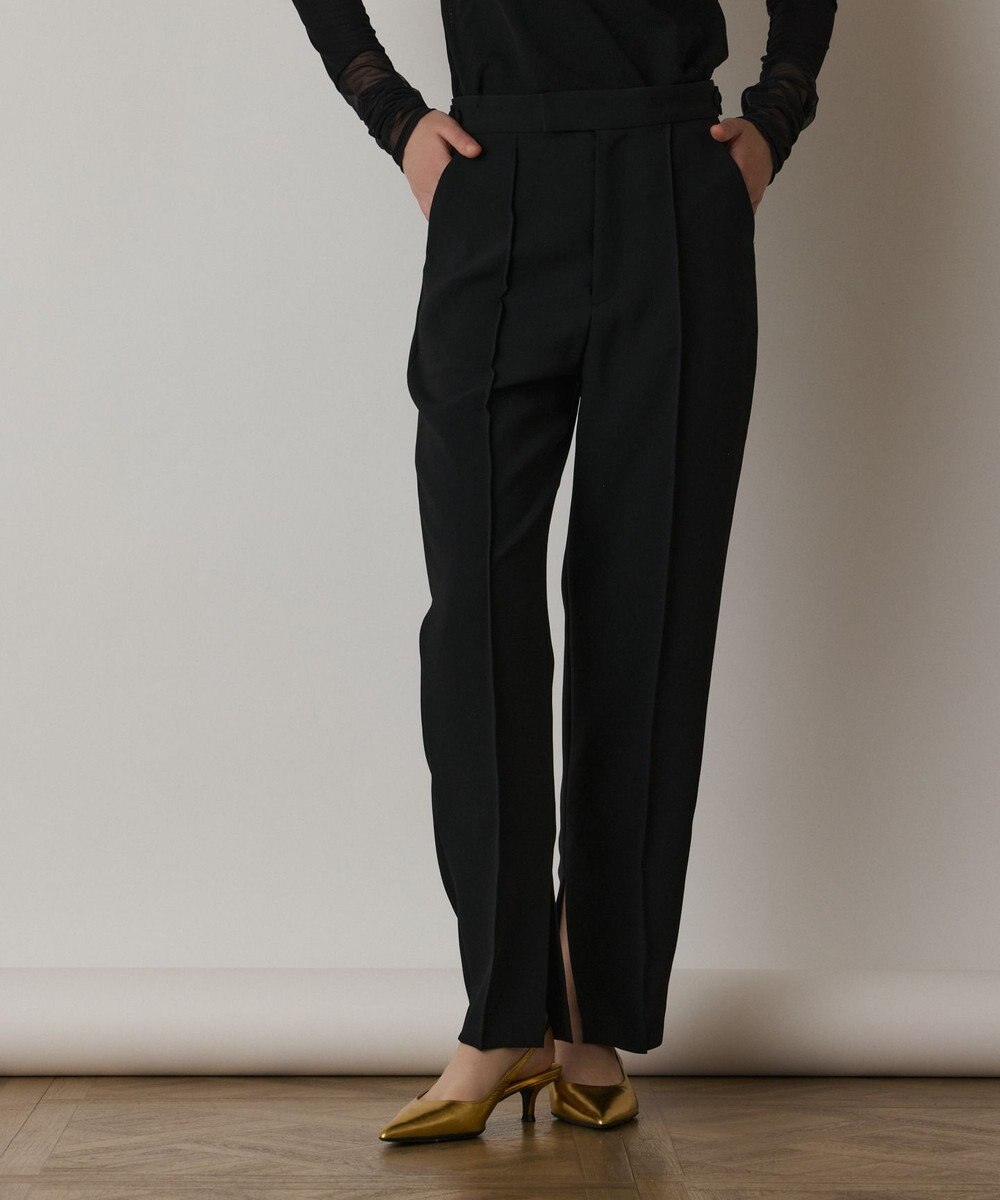 GRACE CONTINENTAL インサイドスリットスリムパンツ 