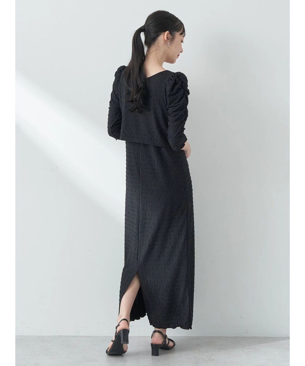 earth music&ecology やわらかカットソーレイヤード見えワンピース 