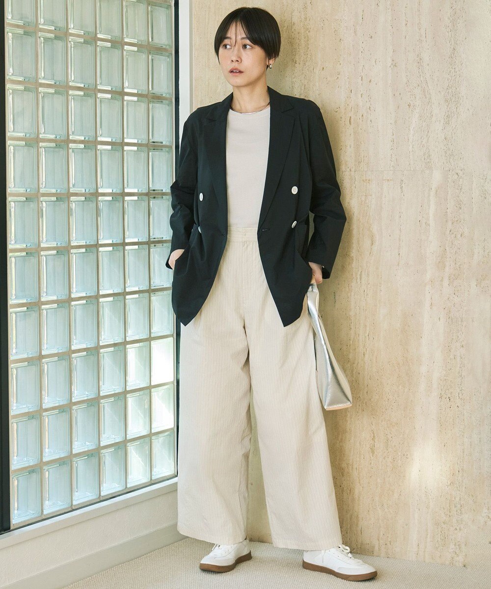 UNFILO L シアーワイドパンツ 