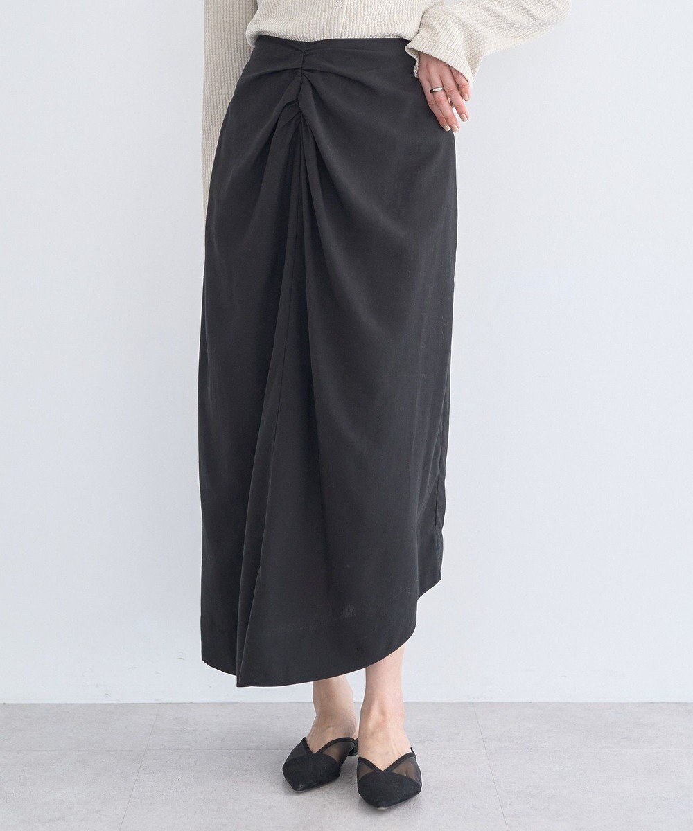 earth music&ecology ウエストツイストアシメスカート 