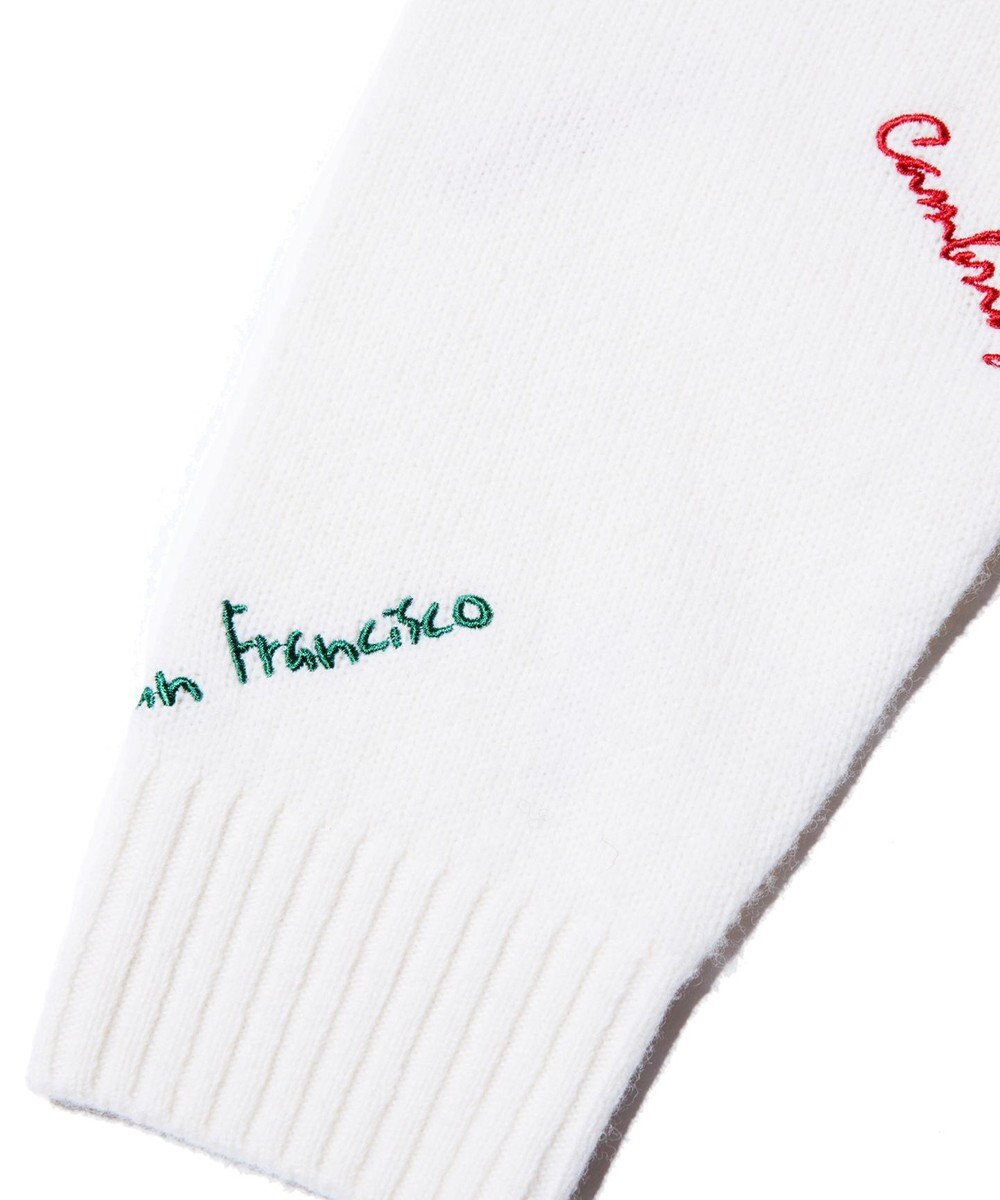 J.PRESS MEN 【J.PRESS ORIGINALS】EMBROYDERY CREW KNIT 