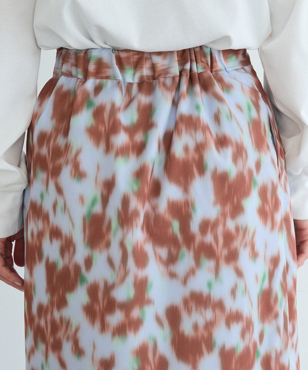 CRAFT STANDARD BOUTIQUE フラワープリントスリットロングスカート 