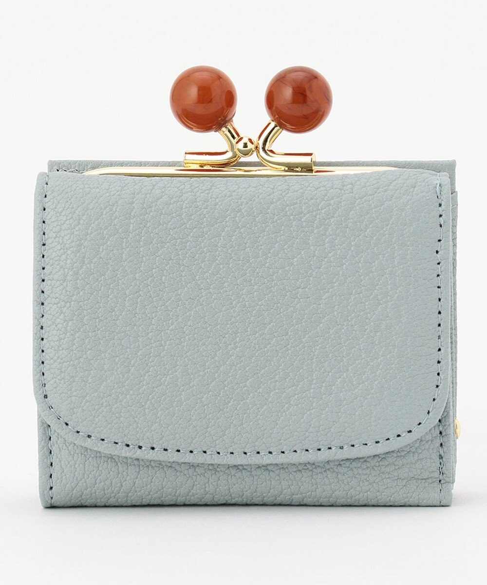 UNBILLION perche アクリル玉三つ折りミニサイフ 