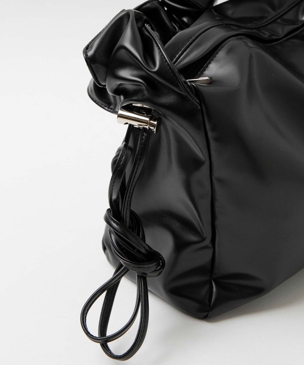 WEGO 【マルチWAY】ドロストギャザーショルダーバッグ 