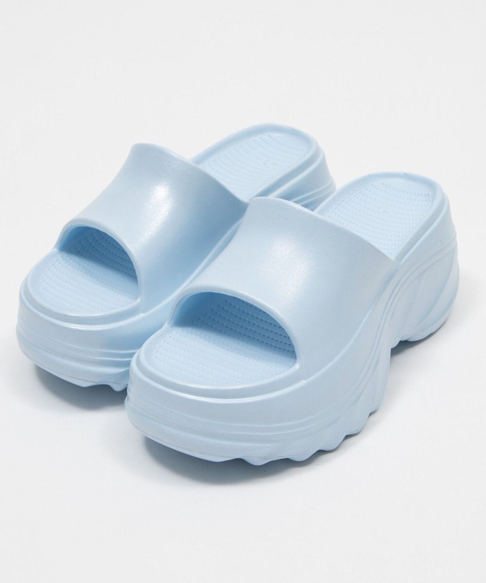 WEGO 厚底デザインラバーサンダル 