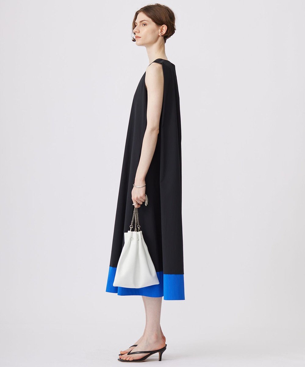 ICB L 【洗える】RENUソフトタイプライター ノースリーブワンピース 