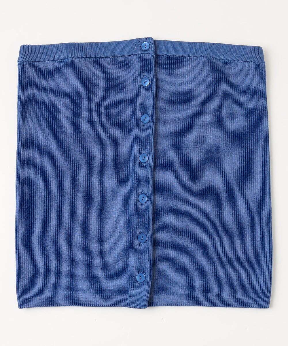 自由区 【洗える】ドライコットンハイゲージニット ビスチェ 