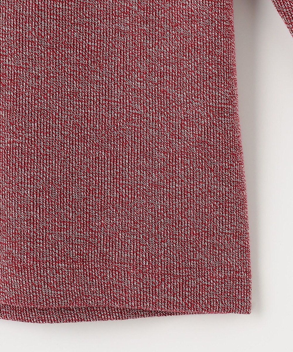 JOSEPH ABBOUD 【WEB/一部店舗限定】人気 杢糸ジャージ ハーフジップカットソー 