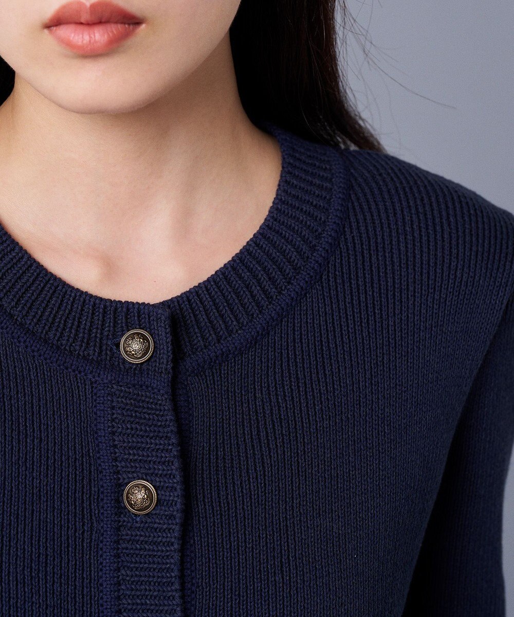 uncrave 【モデル村岡美里さん × uncrave STANDARD】ニットジャケット 