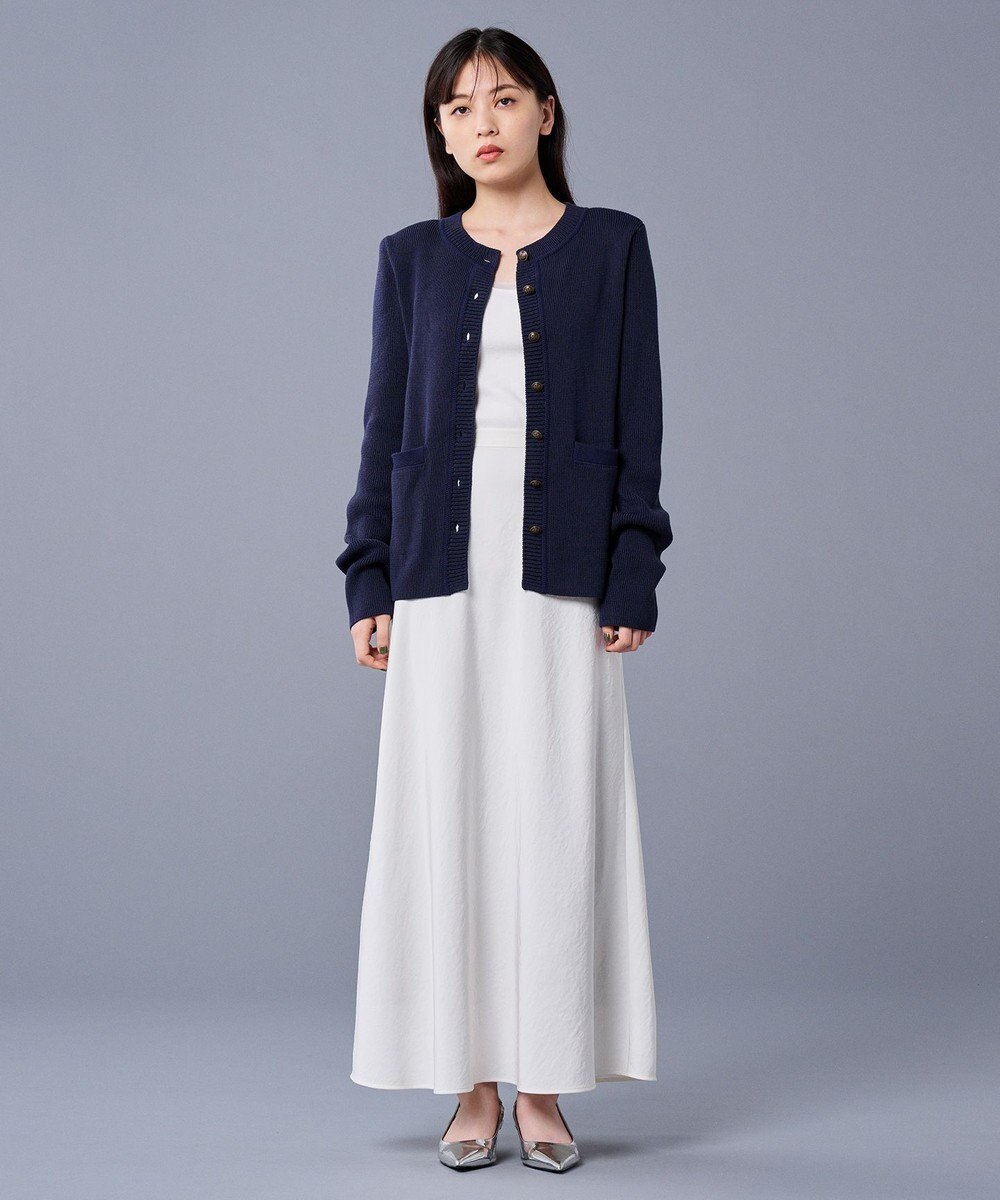 uncrave 【モデル村岡美里さん × uncrave STANDARD】ニットジャケット 