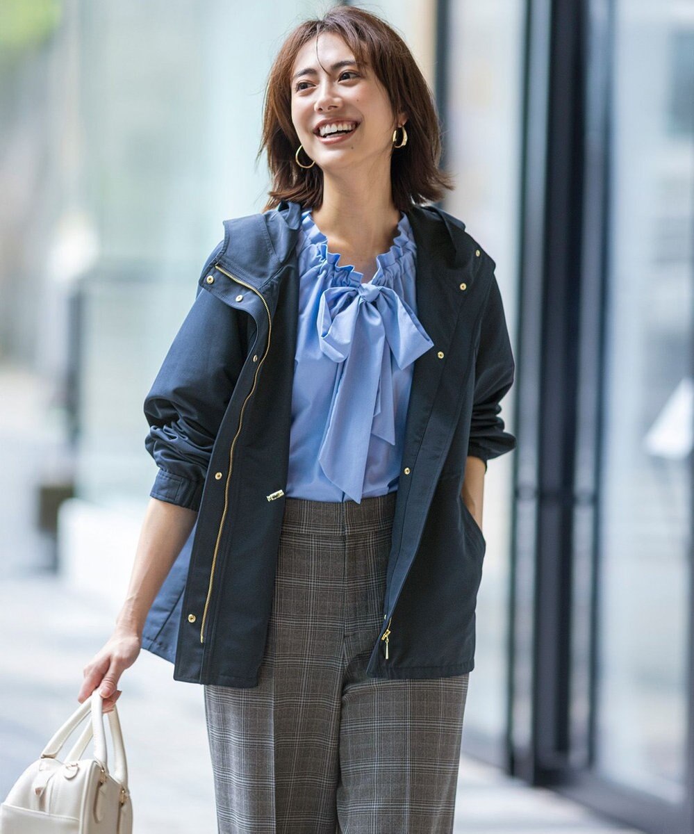 ANY SIS 【撥水・洗える】フーディショート ブルゾン 