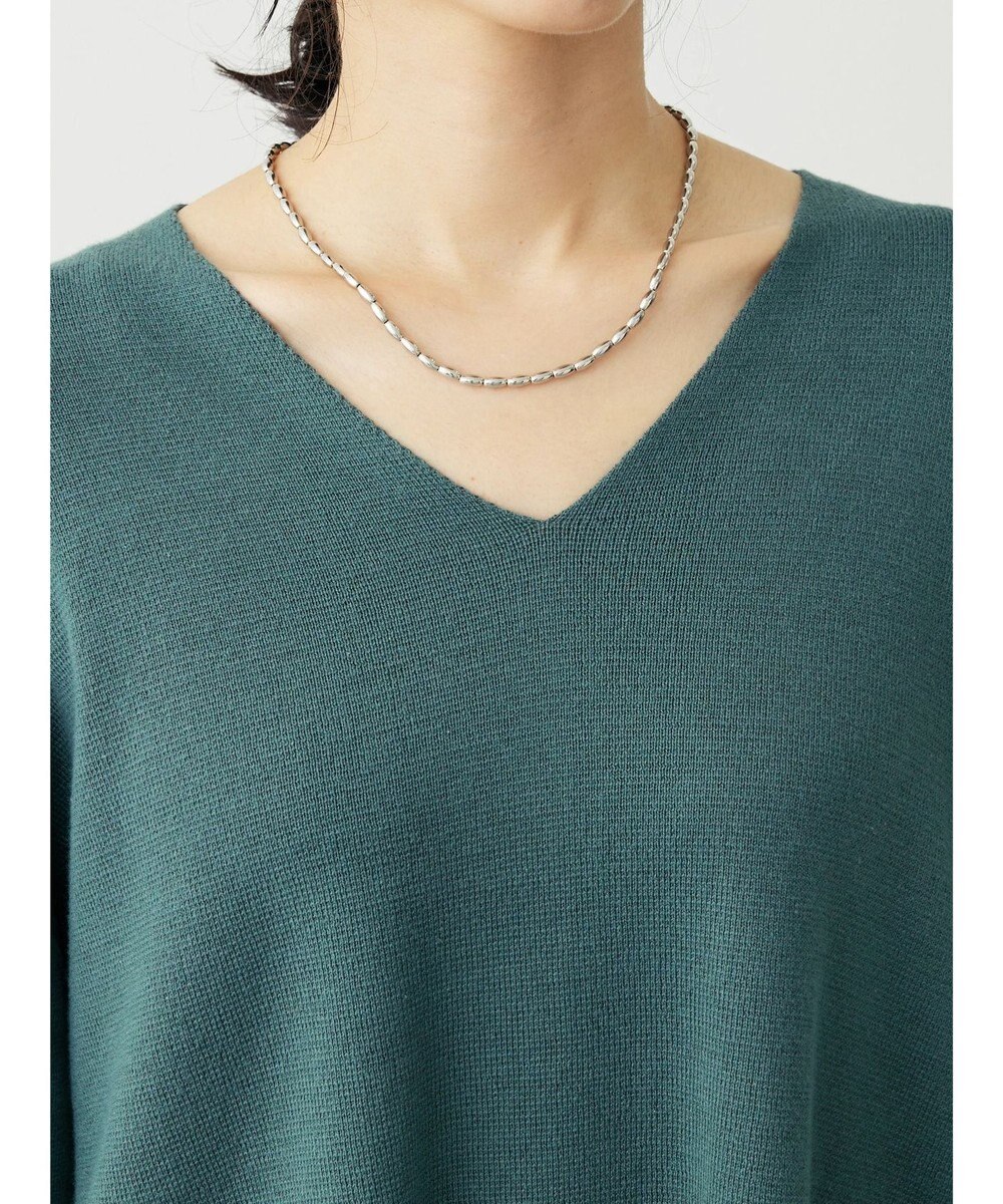 Green Parks 洗える　ミラノリブ編みニットプルオーバー 