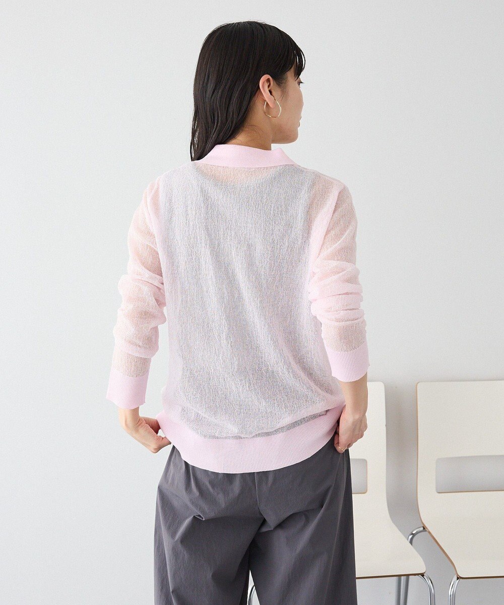 CRAFT STANDARD BOUTIQUE シアージョーゼットニットカーディガン 