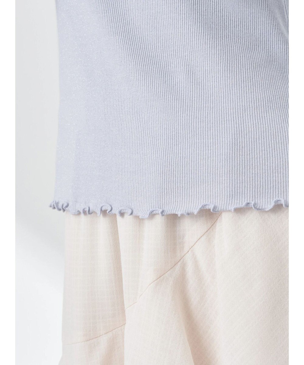 earth music&ecology ラメハイネックプルオーバー 