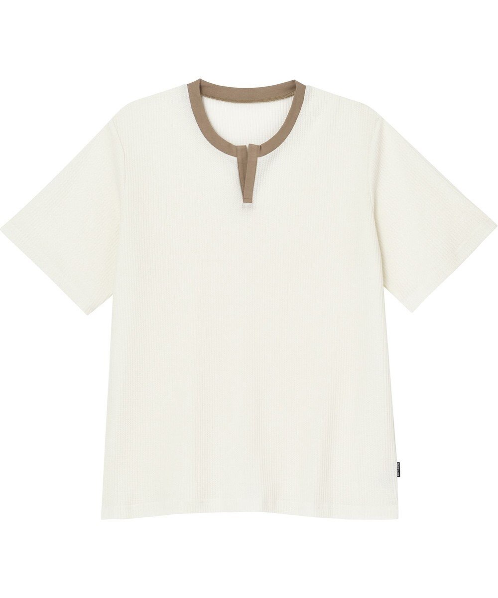 WACOAL MEN WEB限定　ルームウェア　半袖　ひざ上丈　綿混（本体）　前閉じ　/ブロス　GH3300 