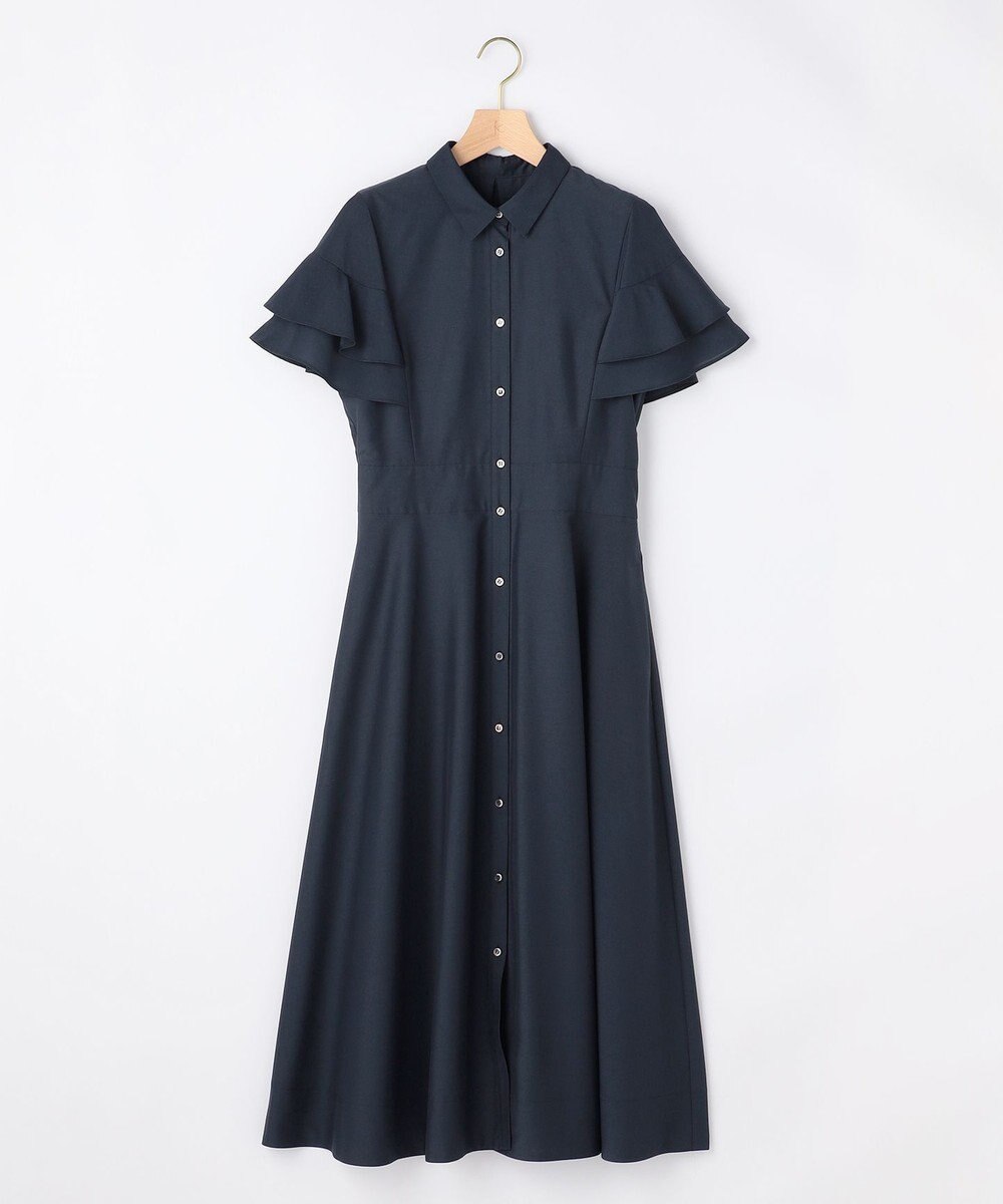 組曲 L 【先行予約】シアーボイル フリル袖ワンピース 