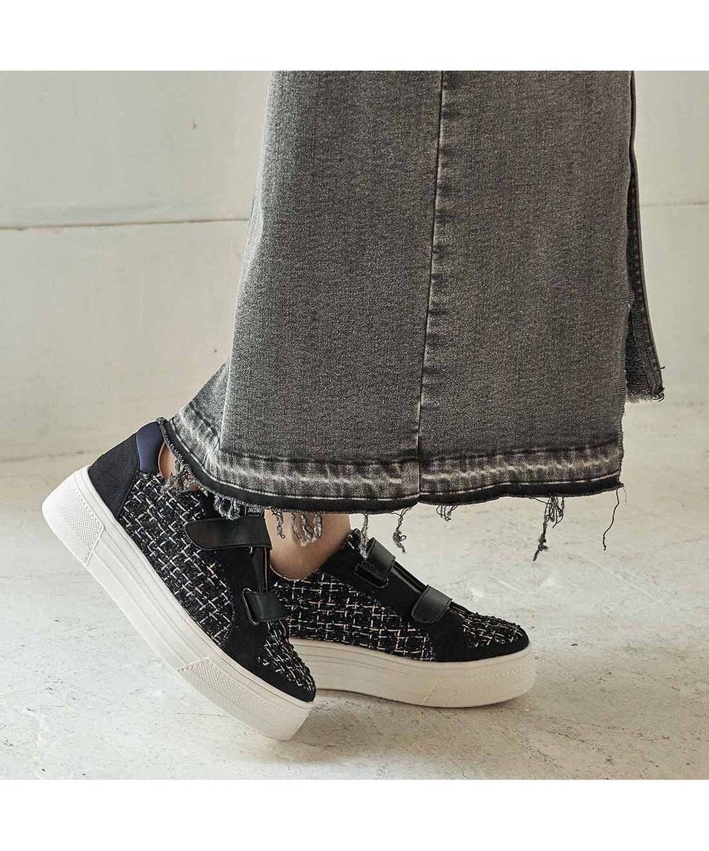 MODE ET JACOMO <MODE ET JACOMO>厚底ベルクロスニーカー 