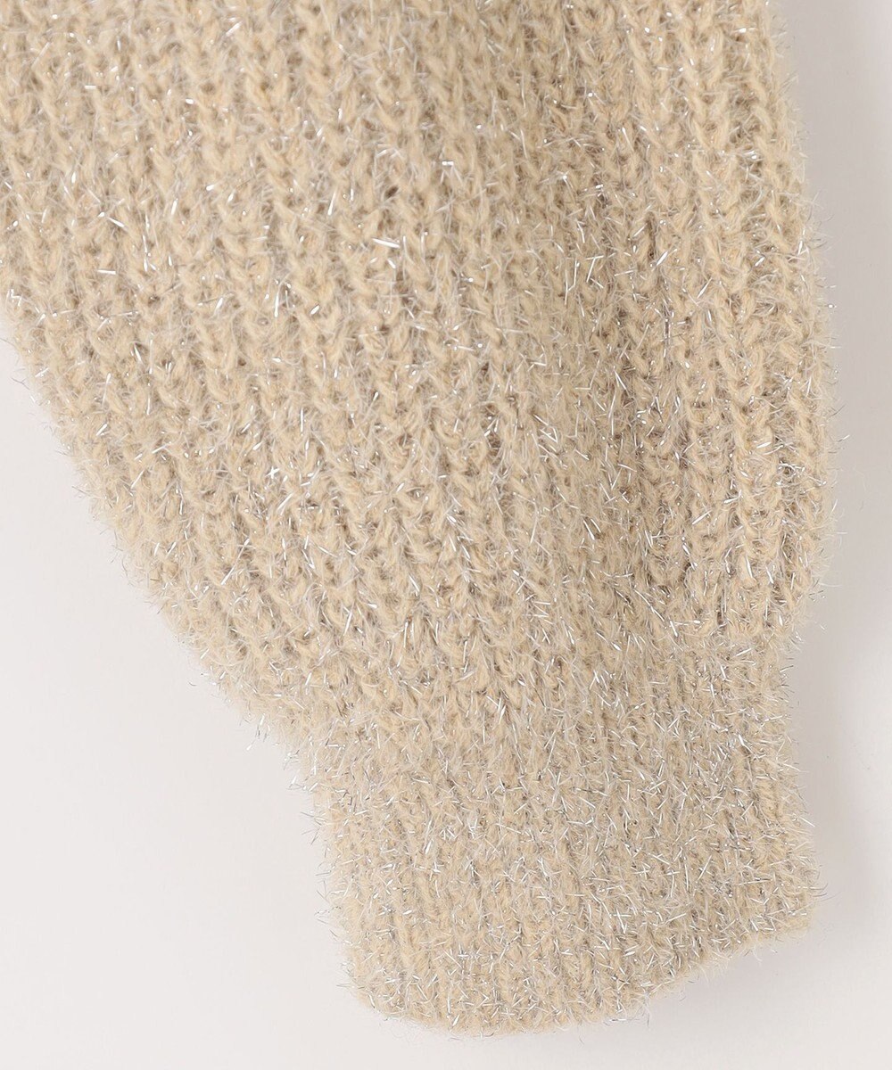 Feroux 【洗える】ラメシャギー カーディガン 