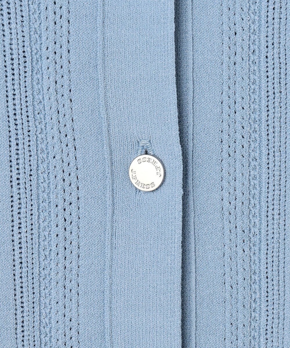 J.PRESS LADIES Rayon Elite Stretch クルーネック カーディガン 