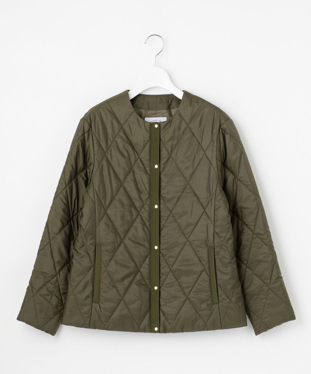 J.PRESS LADIES 高密度タフタ キルティング ショート コート 