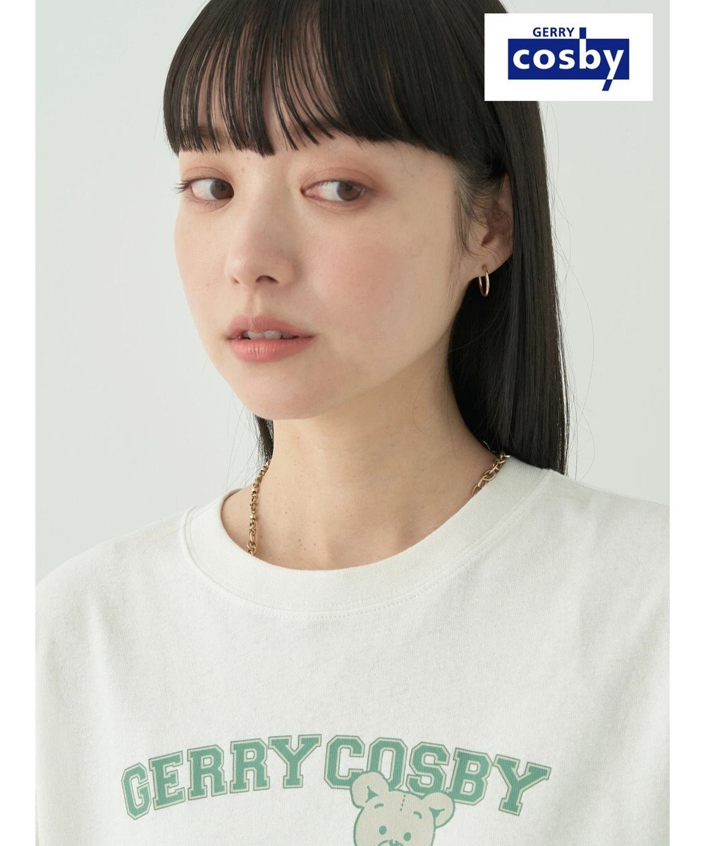 earth music&ecology Ｃｏｓｂｙ×ｅａｒｔｈ　ベアープリントロングＴシャツ 