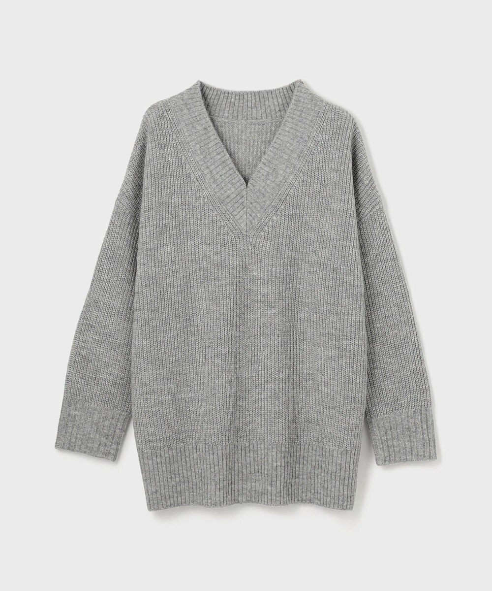 GRACE CONTINENTAL シアーレースニットワンピース 