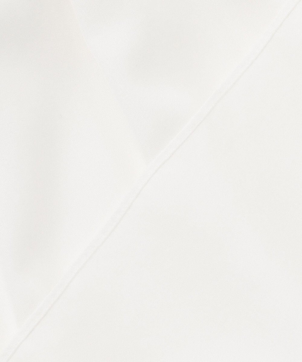 23区 L 【前後着用可能/洗える】ウォッシュドピーチツイル ブラウス 