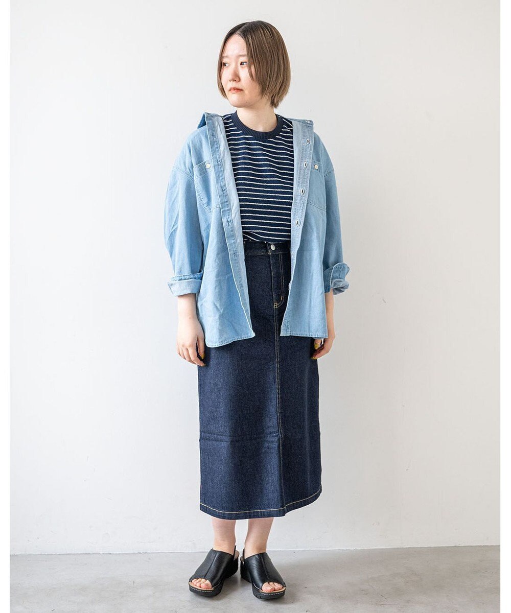 caqu work shirts ゆったりシルエットなワークシャツ 